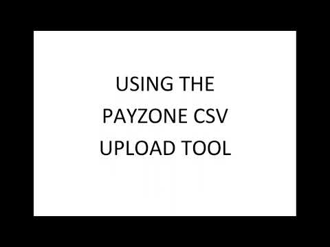 Pastoral Management   Using the CSV Upload Tool for Payzone Donations