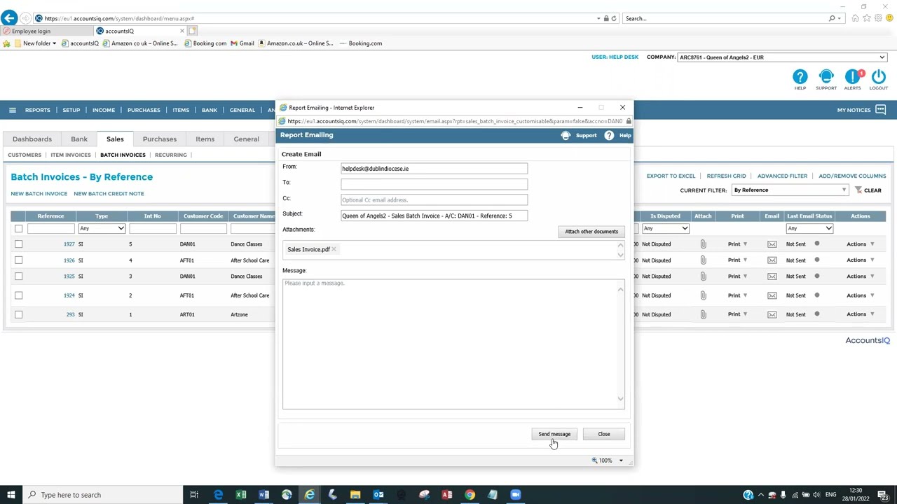 Sales   Part 2   How to enter a Sales Invoice on AIQ