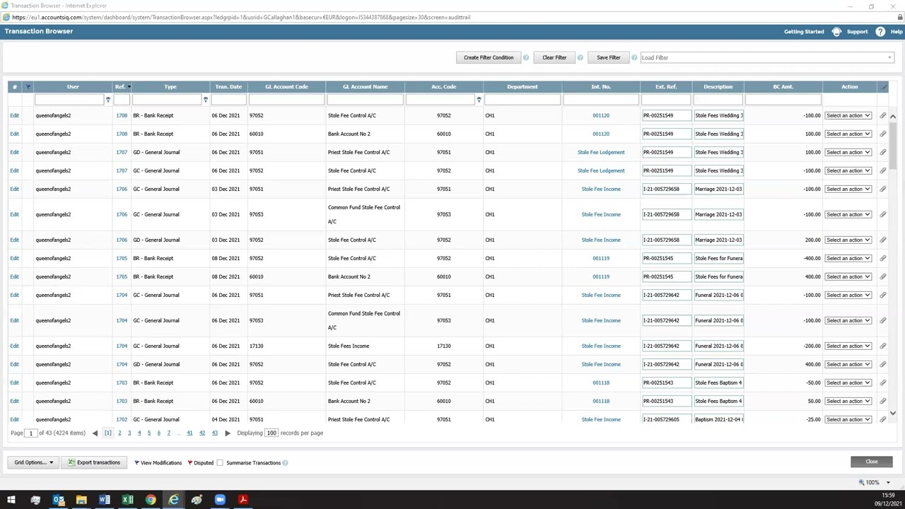 HOW TO ENTER STOLE FEES IN PASTORAL MANAGEMENT PRIEST PAID DIRECTLY