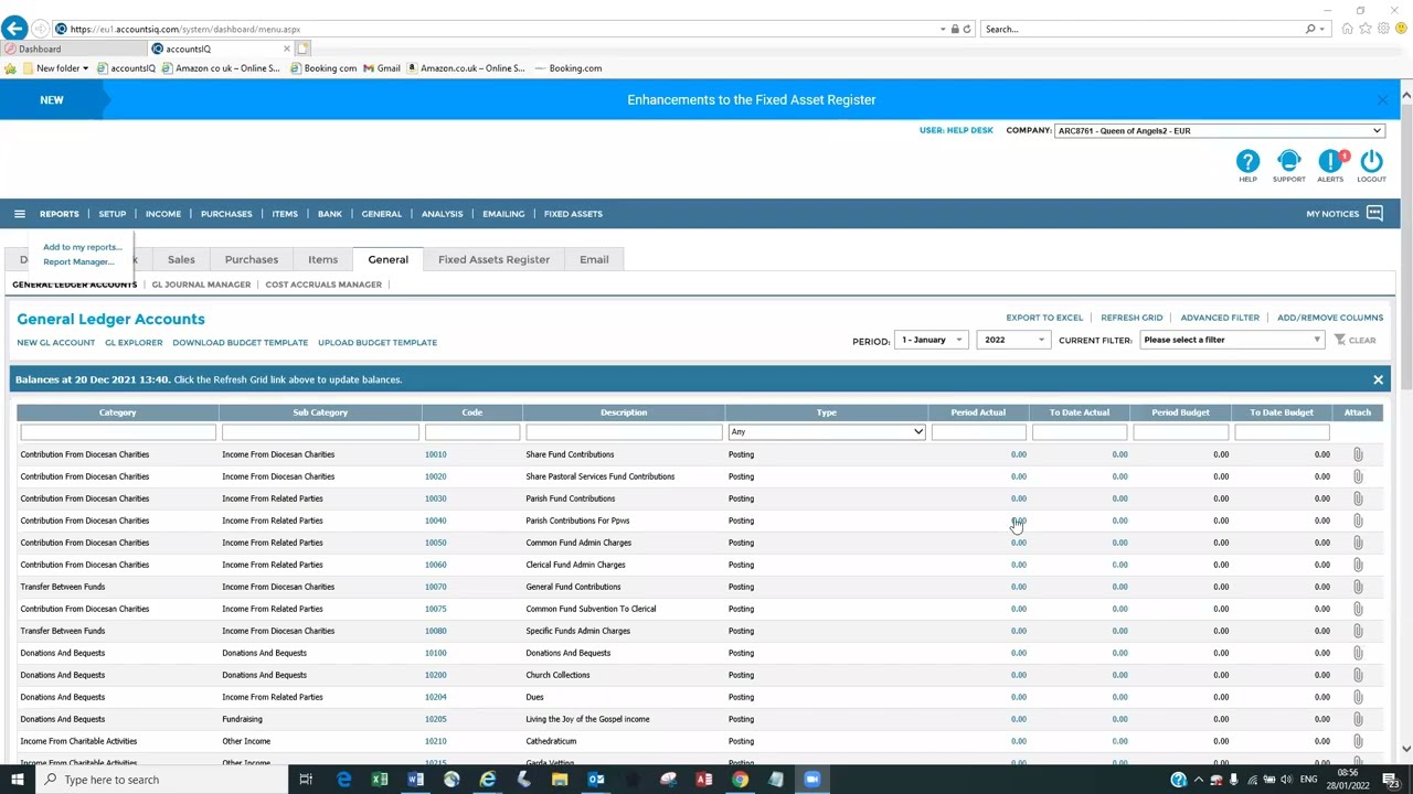 How to run a Profit and Loss by Period Summary