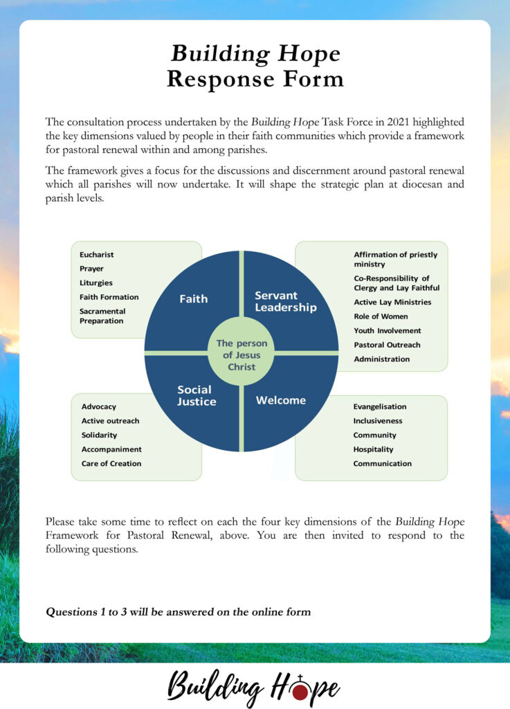 Building Hope response form