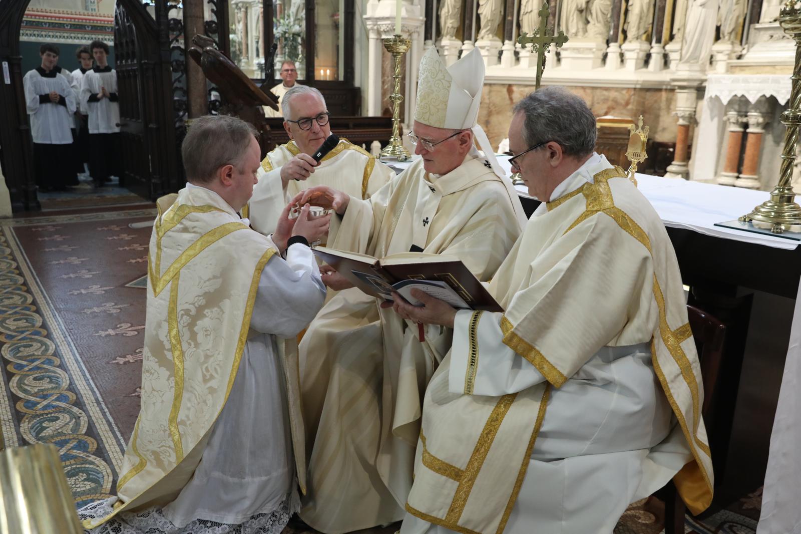 Ordination to the Priesthood of Brother Ciarán Egan by Archbishop Dermot Farrell