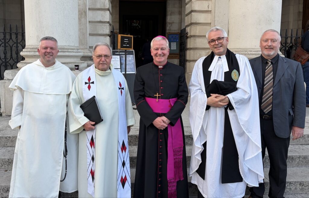 Bishop Dempsey at Trinity College for opening of academic year