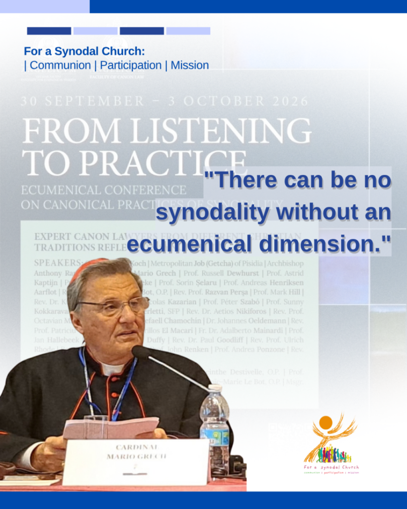 Canon law in a synodal church in an ecumenical perspective